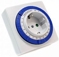 Розетка с механическим таймером Smartbuy SBE-STM13600Вт интервал 15минут суточная  картинка